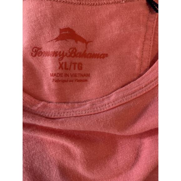 Tommy Bahama Men's X Large Tee Bali Beach Pink Confetti Casual Staple T shirt - Picture 7 of 7